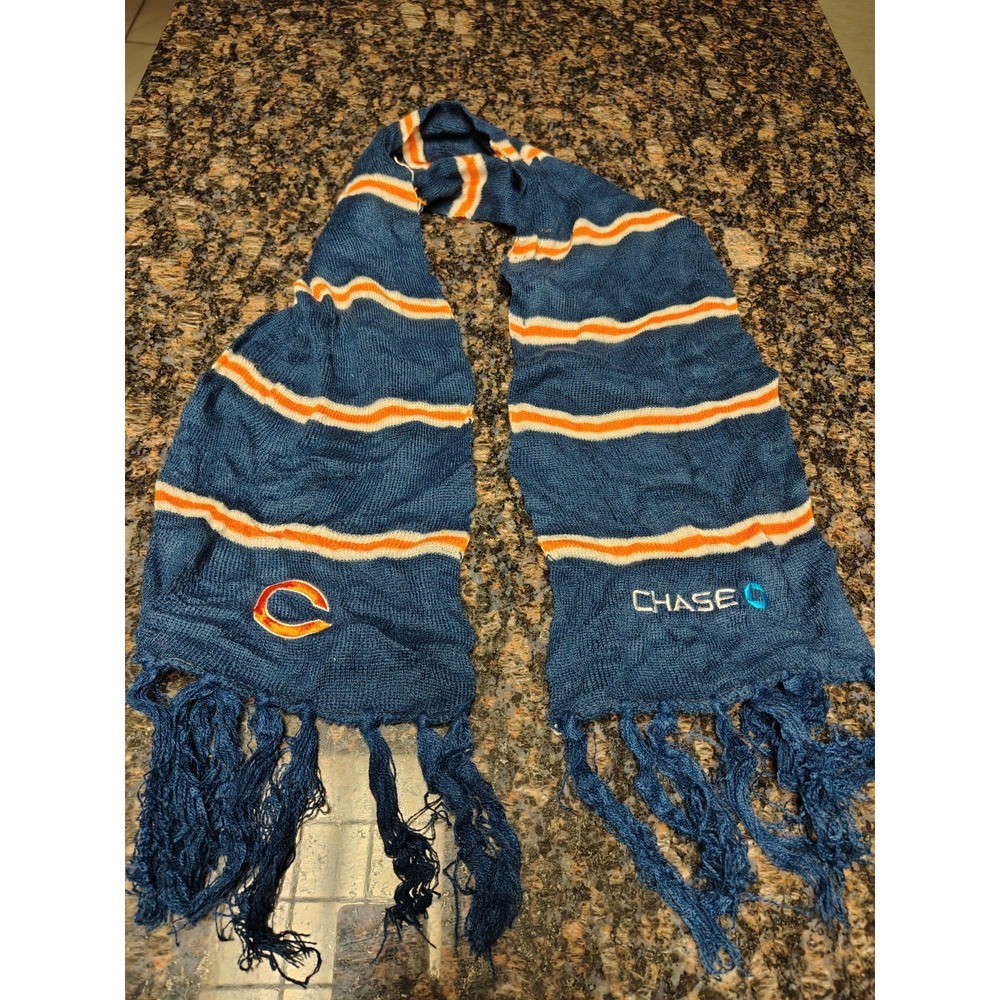 CHICAGO BEARS WINTER SCARF OLD SCHOOL STYLE CHASE